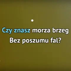 Czy znasz morza brzeg? Odkryj głębię znaczenia w piosence Szczepanika